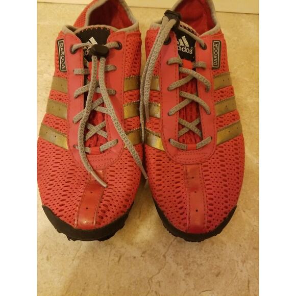 Adidas Daroga Mesh Running Shoes Mens 7.5 Red Lace Up Low Top Sneaker EVN 791001 - Picture 3 of 13